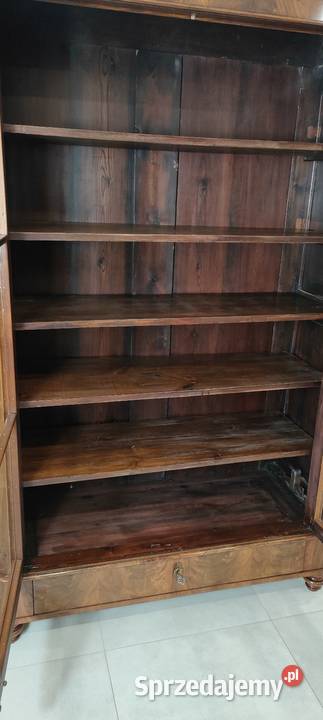 Ekskluzywna biblioteka witryna biedermeier antyk Łagów