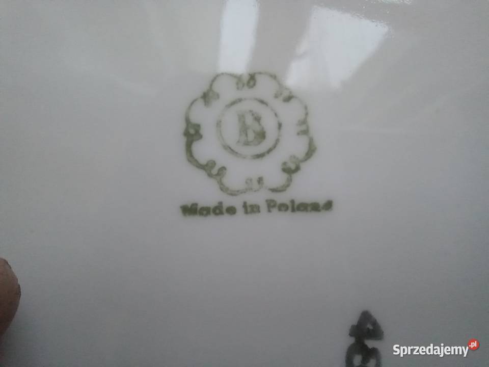 porcelana zabytkowy talerzykpatera Bogudzice Porcelana i szkło