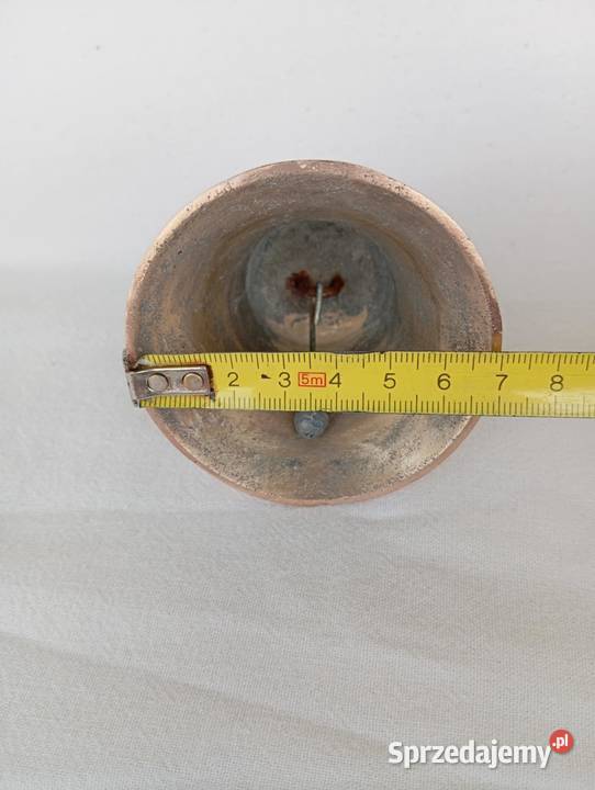 DZWONEK MOSIĘŻNY STARY STYLOWY Niemodlin