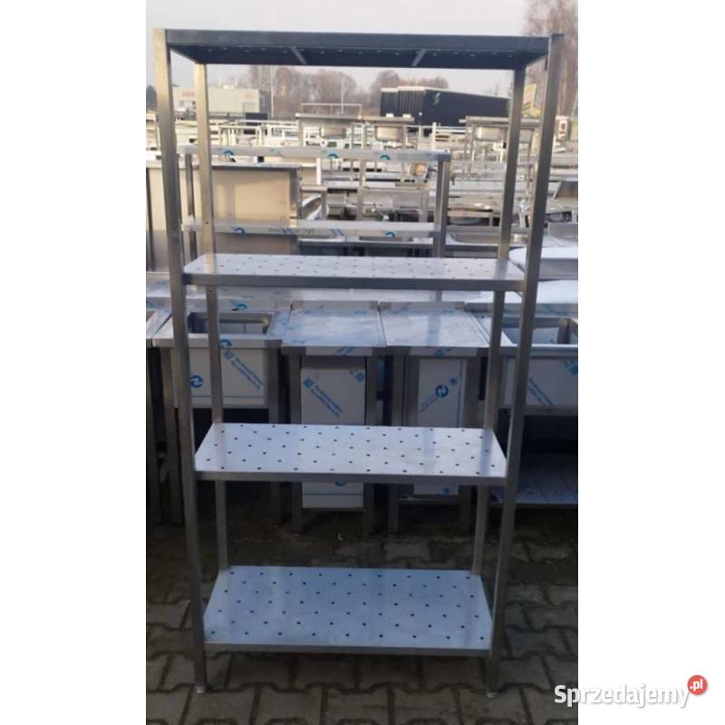 Regał Gastro Ociekowy PLASTMET 4 Półki 9040180 S Ostrów Wielkopolski