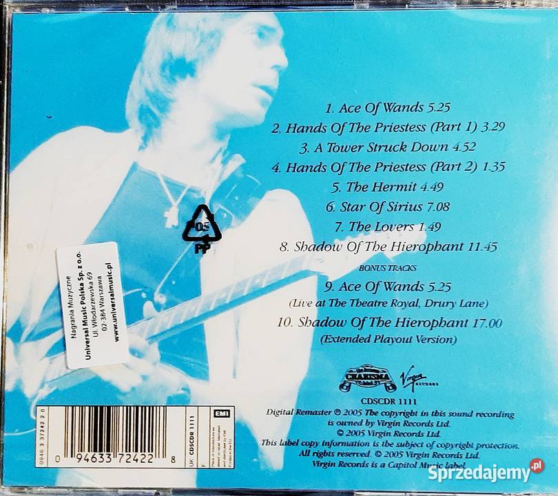 CD Nowa Album CD Gitarzysty Zespołu Genesis wielkopolskie Ostrów Wielkopolski