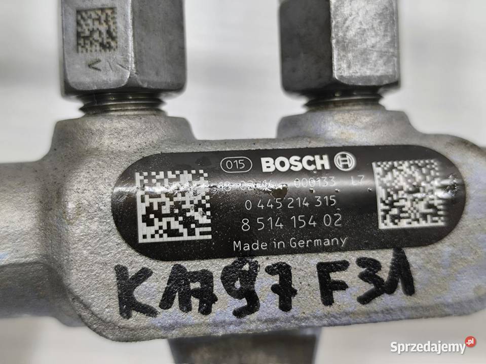 LISTWA WTRYSKOWA BMW F30 F31 LIFT B47 0445214315 osobowe