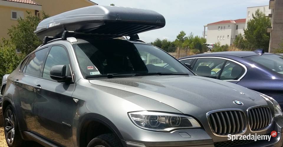 Masywny duży box 600L bagażnik dachowy THULE BMW Wrocław