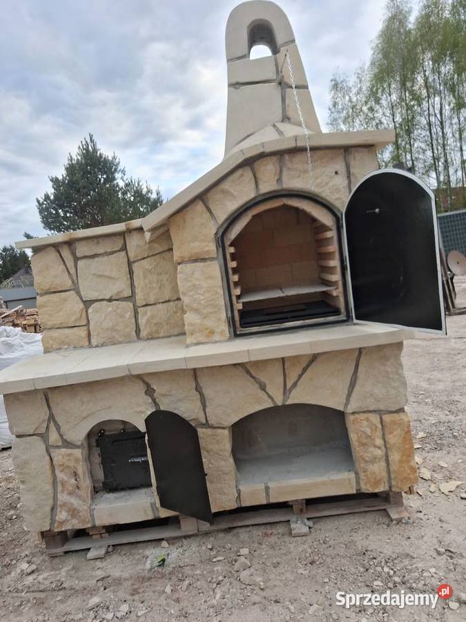 Wędzarnia z grillem grill murowany Niestachów