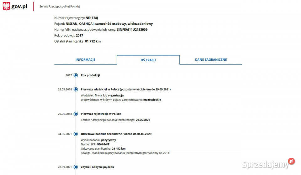 Nissan Qashqai Benzyna Salon Polska 82610km Elbląg sprzedam