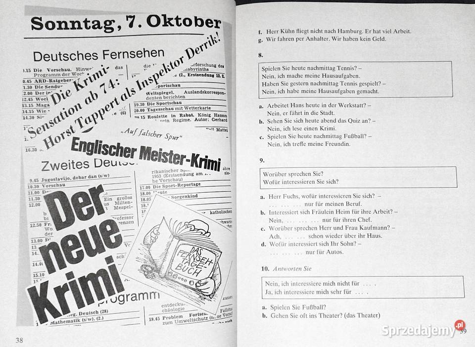 Deutsch 2000 Band 1 Arbeitsbuch Manfred Gluck Chełm