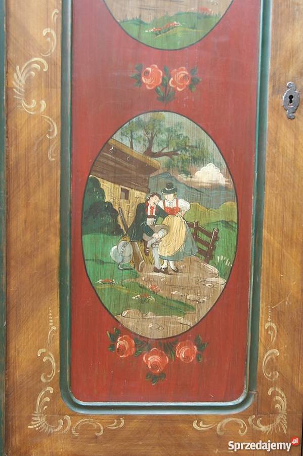 Piękna Szafa Malowana ANTYK UNIKAT AntykiMarki