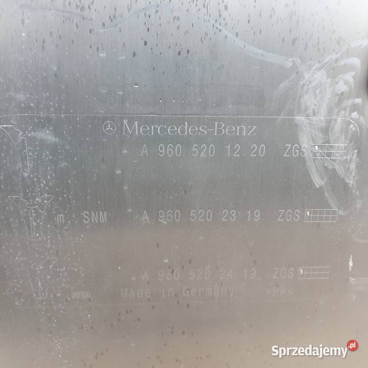 ACTROS MP4 NADKOLE BŁOTNIK CHLAPACZ Karoseria Bieleń