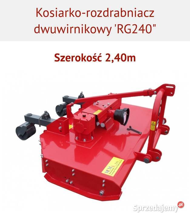Kosiarkorozdrabniacz dwuwirnikowy RG 240 Chynów