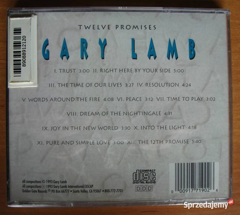 Gary Lamb Twelve Promises sprzedam
