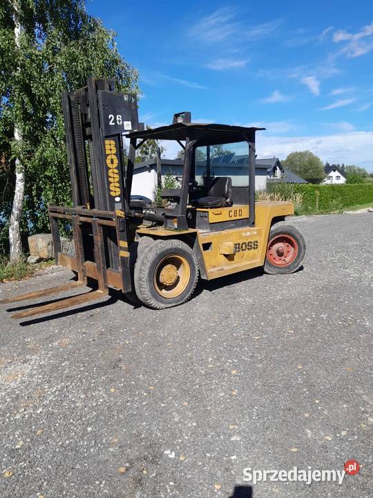 Wózek widłowy 8t BOSS 1989 r Żarnów