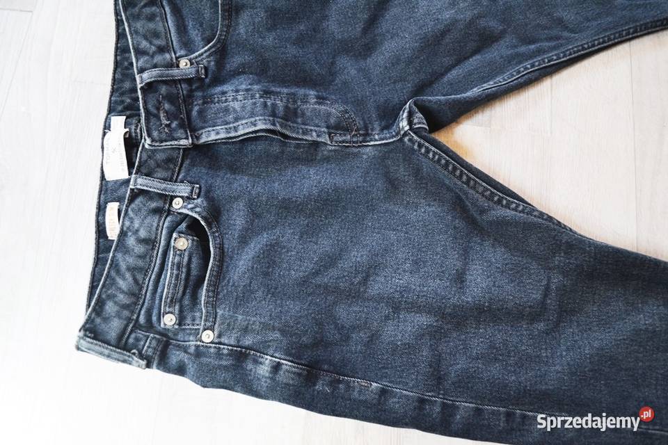 Top Man spodenki rybaczki jeansowe męskie lato S Odzież codzienna Toruń