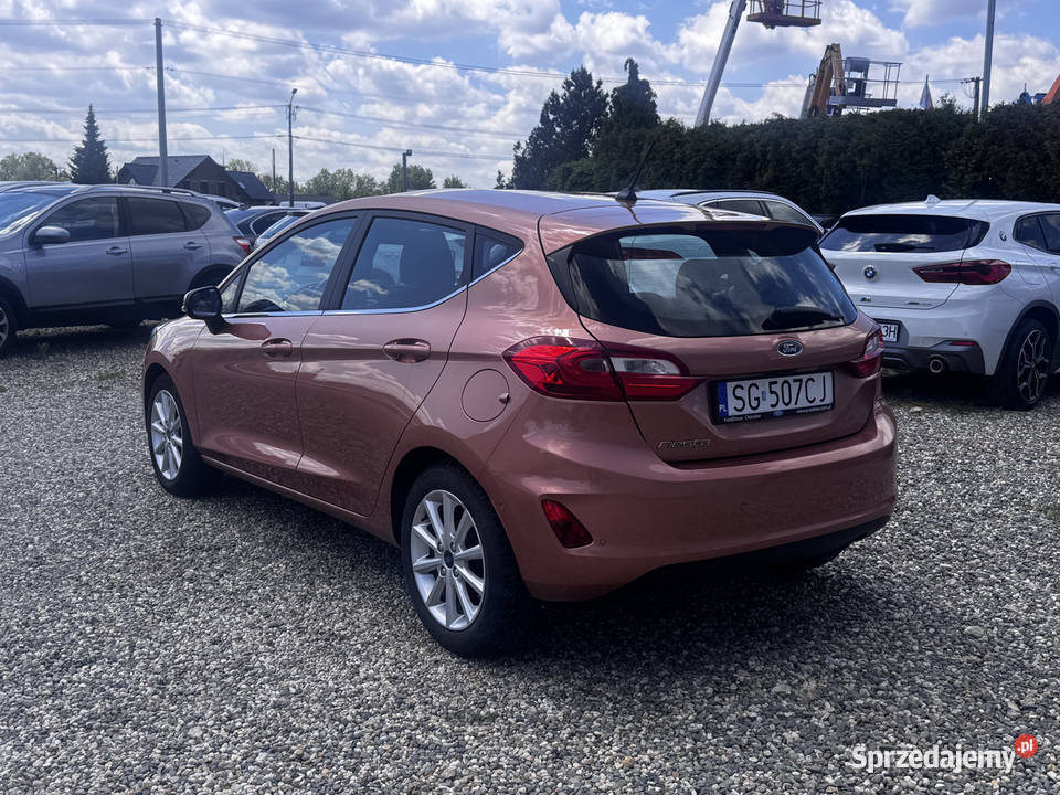 Ford Fiesta 2018r Polski Salon I właściciel pomarańczowy Paniówki