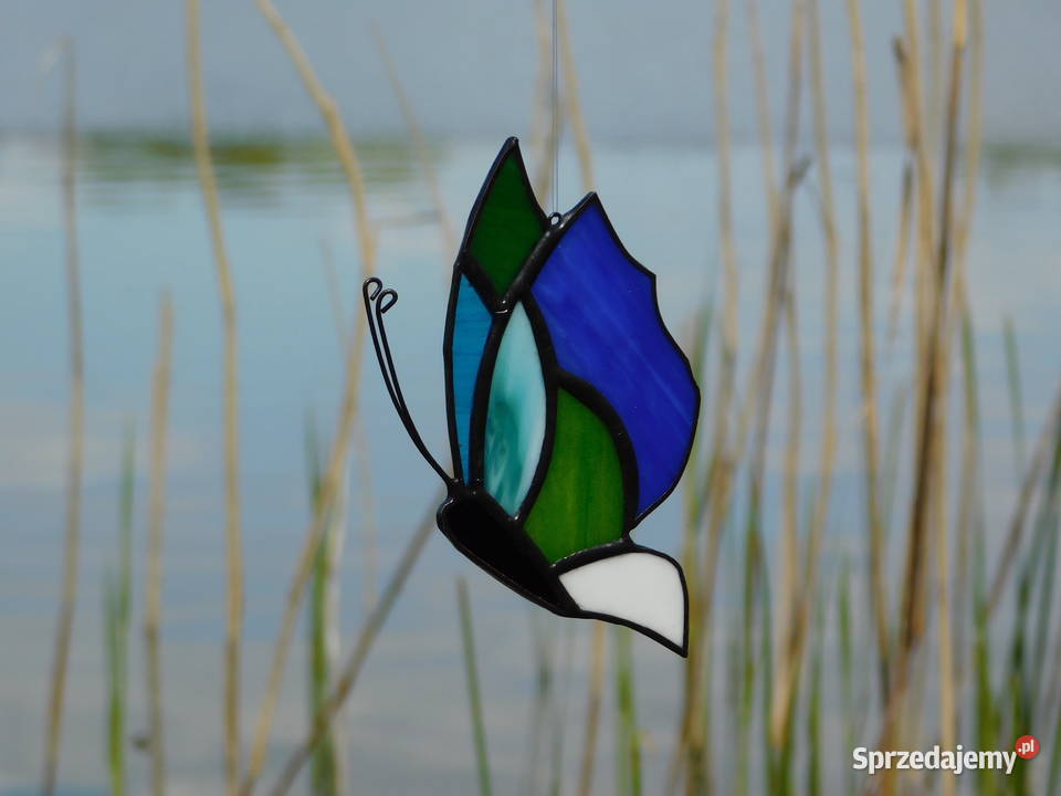 Rękodzieło witraże motylki witrażowe zestaw sprzedam