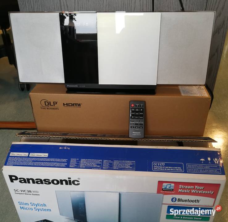 Wieza Panasonic schc38 usb bluetooth Fm Dab 40w Szczecin