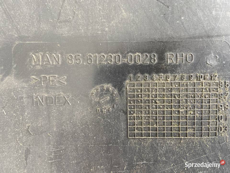 Błotnik Nadkole Man L2000 Prawy 85612300028 nadkola Karoseria lubuskie Maszewo