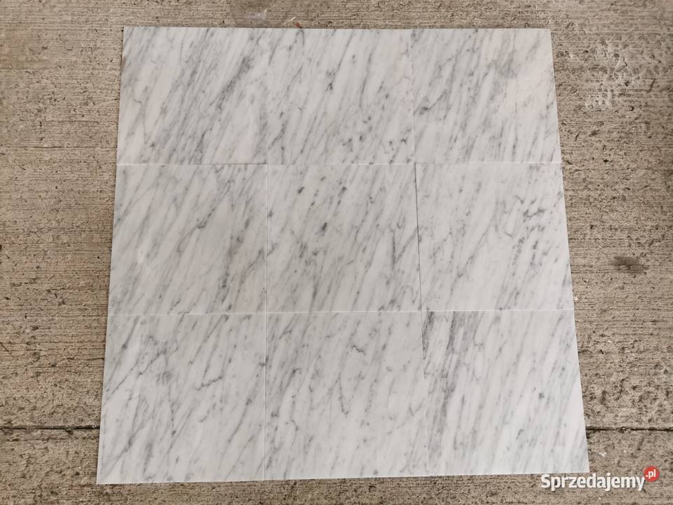 Płytka Marmurowa CARRARA BIANCO 305x305x1 poler Przemyśl