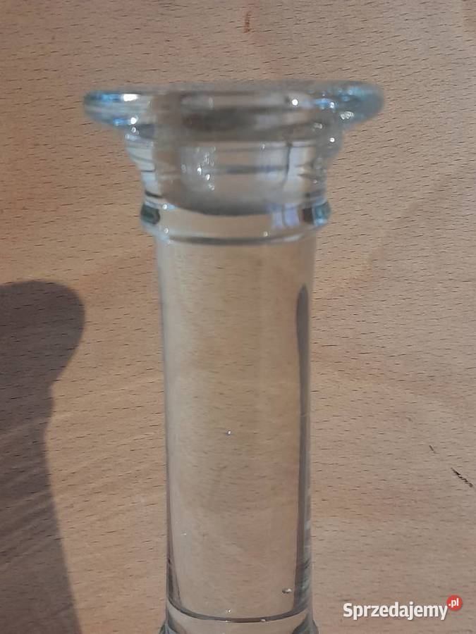 Stary szklany świecznik HSG Ząbkowice plus Dąbrowa Górnicza sprzedam