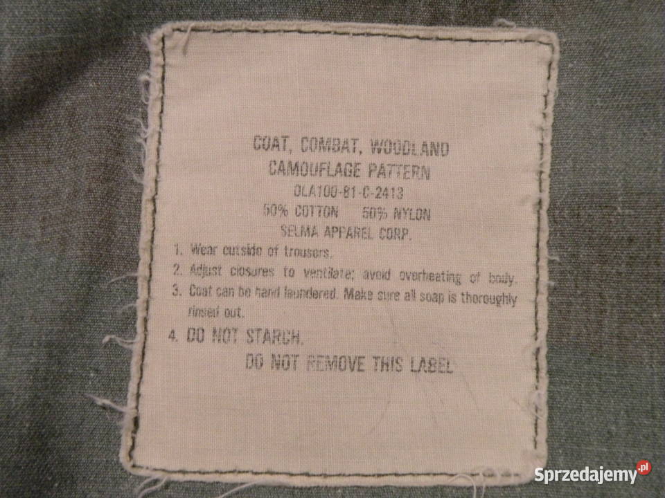 Bluza BDU woodland small x short NYCO 81r dolnośląskie Wrocław sprzedam