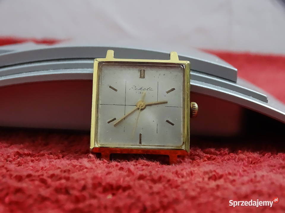 Rzadki Sprawny Zegarek Vintage Raketa Kostka Biłgoraj