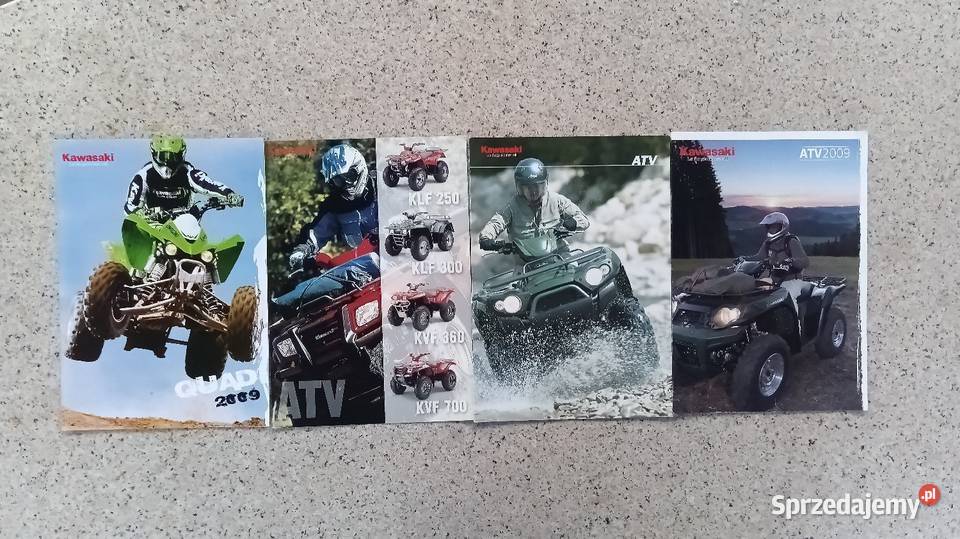 KAWASAKI Quad ATV KFX KVF KLF Prospekty Ulotki Bytom sprzedam