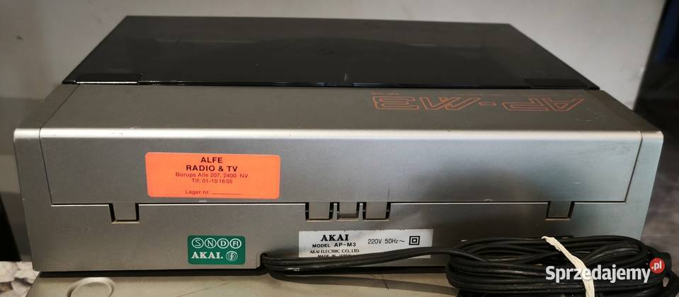 Akai APM3 gramofon vintage do wieży midi Piotrków Trybunalski
