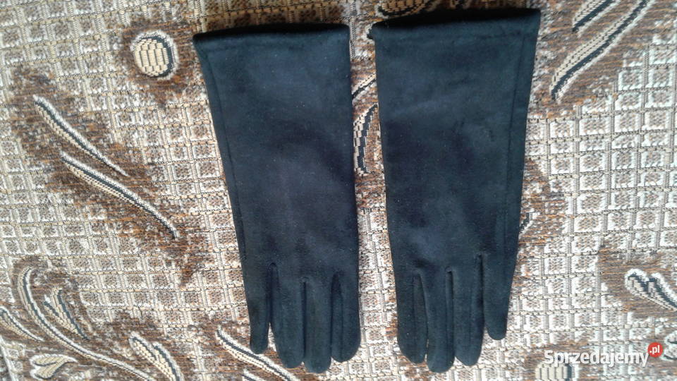 Rękawiczki Damskie skórzanozamszowe podlaskie