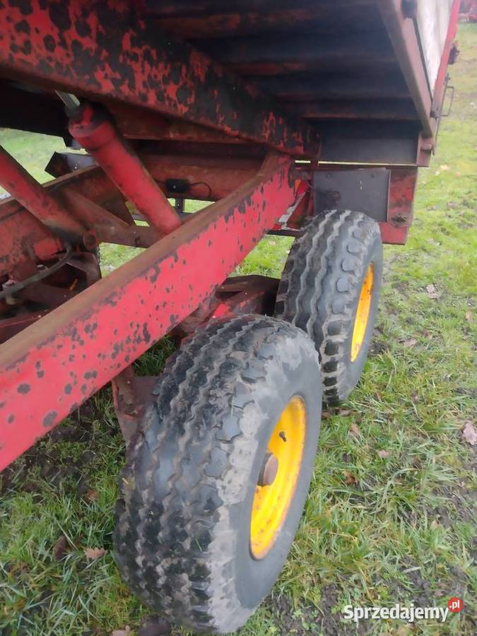 Przyczepa rolnicza Tim 6 5 tony wywrotka na tył Przyczepy rolnicze