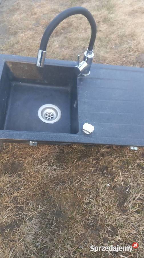 Zlewozmywak granitowy z baterią Kórnik