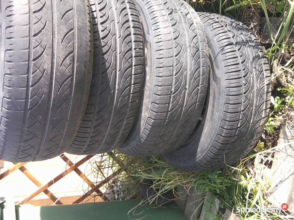 4 felgi alumniowe Lenso 7 12 Jx16H2 z 2 oponami śląskie Knurów sprzedam