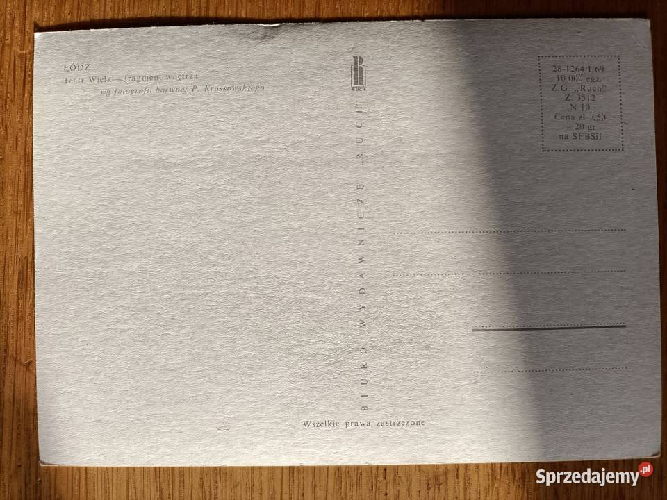 ŁÓDŹ WNĘTRZE TEATRU WIELKIEGO FOT KRASSOWSKI Piszczac