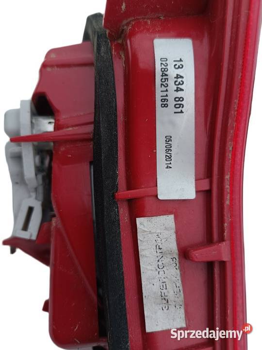 Tylna lampa zewnętrzna 13434861 zespolona
