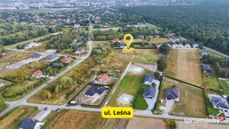 Świetna działka na Pokrówce Leśnej 1035m2 Pokrówka