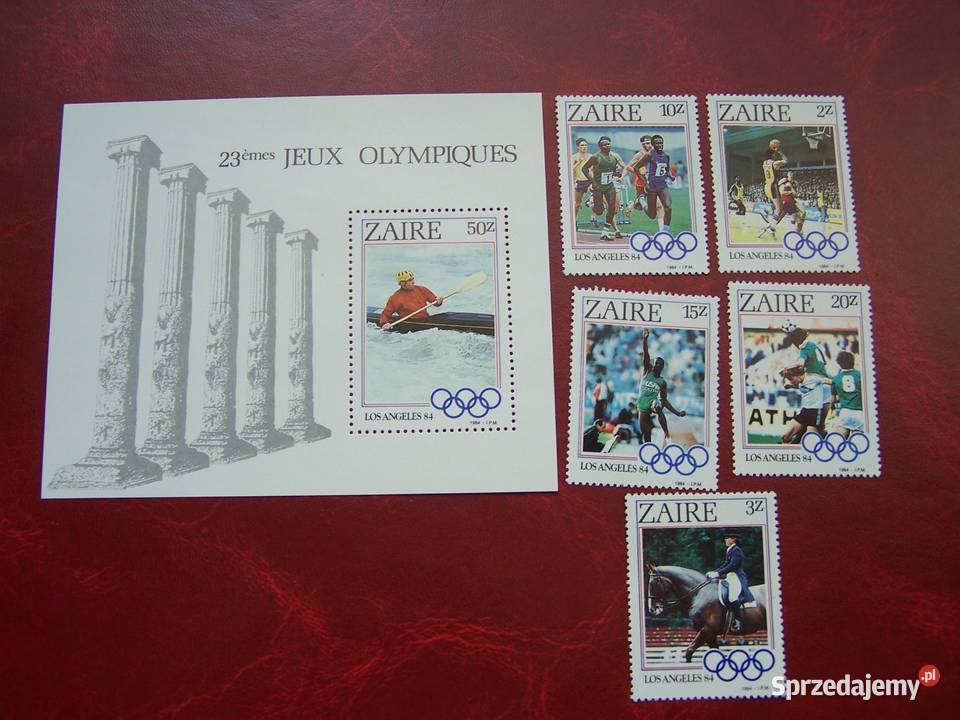Zair 1984 MNH Sport Olimpiada Los Angeles 84 Tychy
