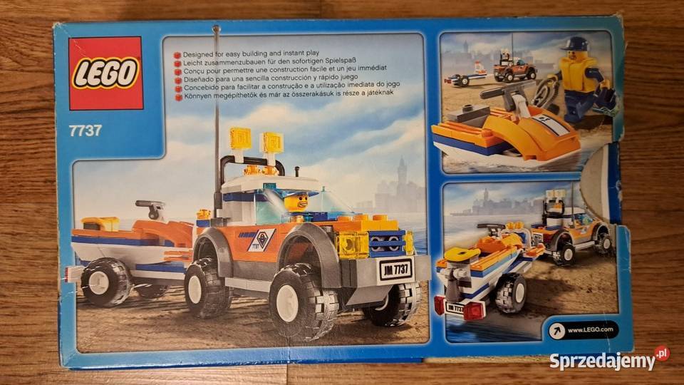 Lego City 7737 samochód terenowy ze skuterem Zielona Góra