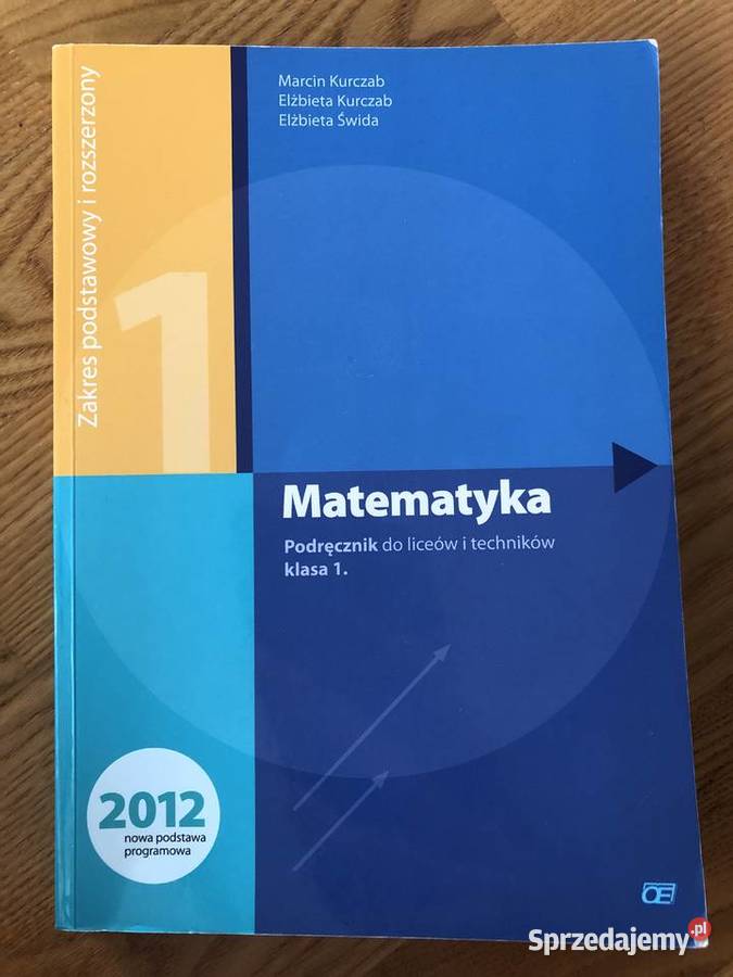 Matematyka 1 podręcznik do liceów i techników