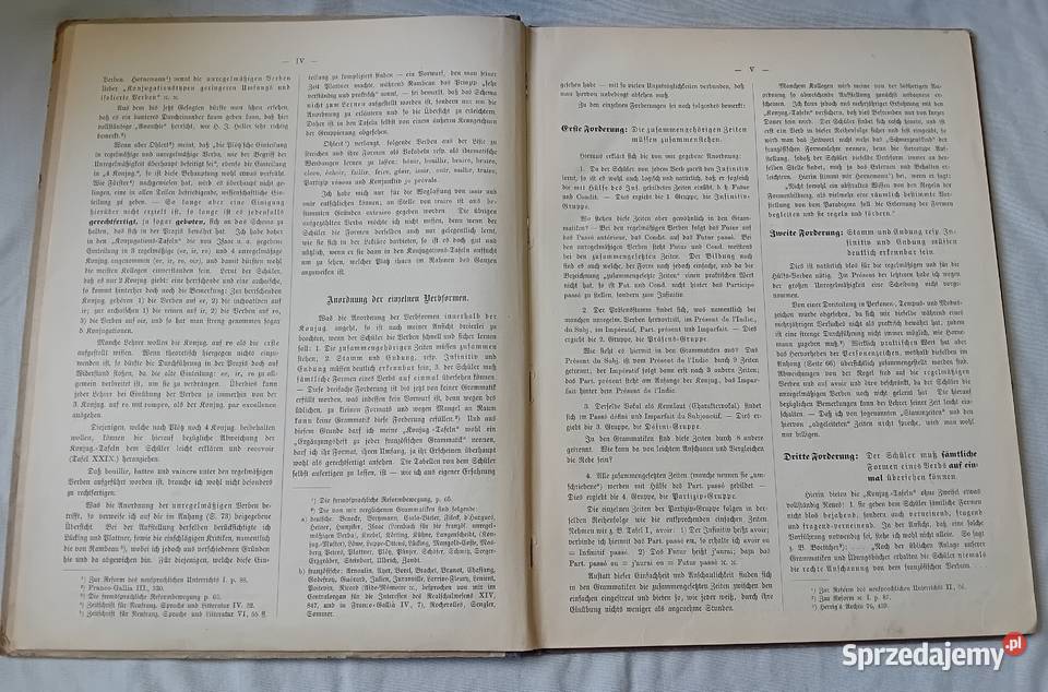 Georg Stier Konjugations Tafeln der Koźminek