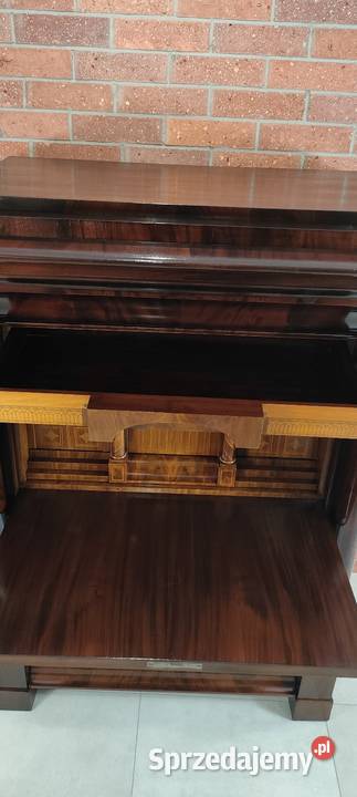 Ekskluzywna sekretera biedermeier antyk Antyki