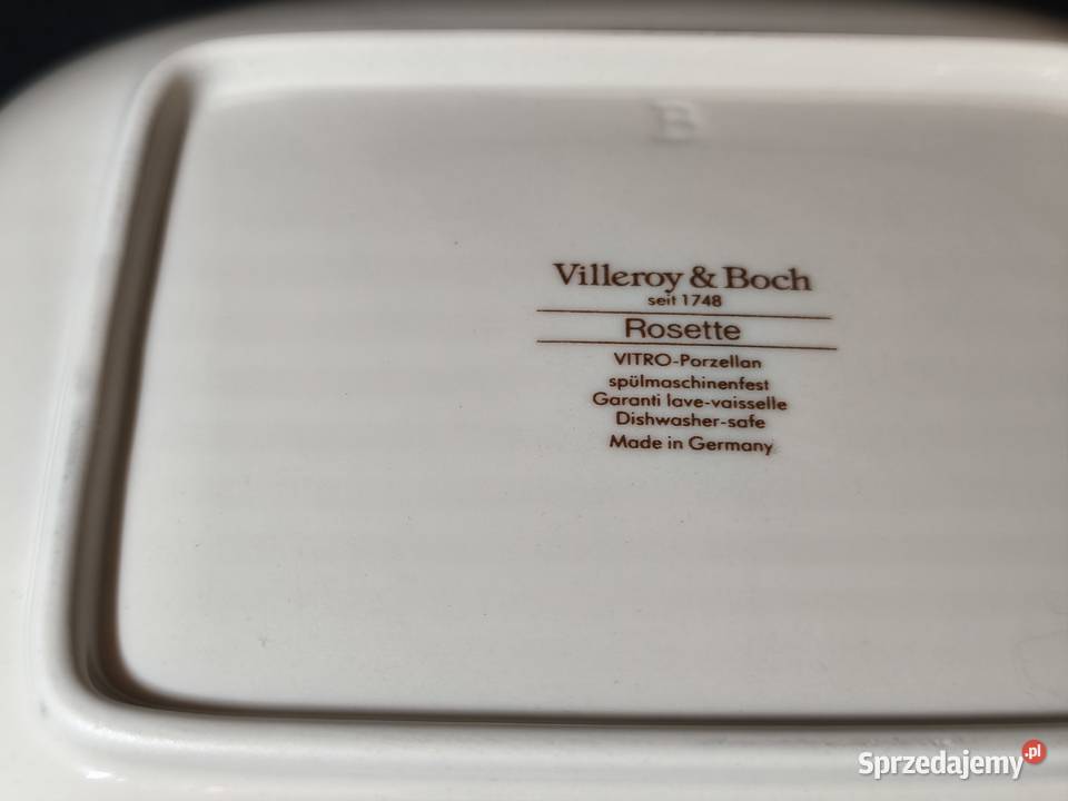 Maselniczka Villeroy Boch Rosette lubelskie Chełm