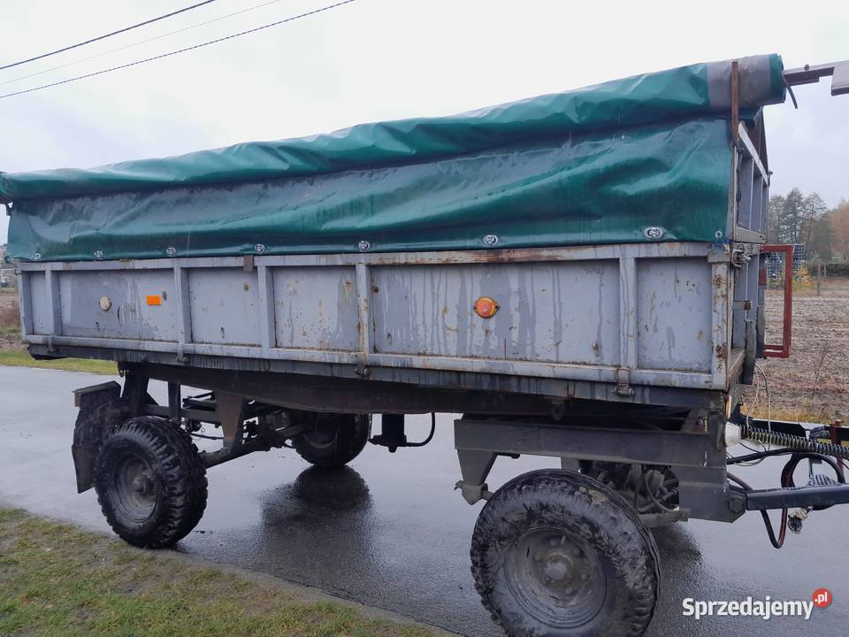Przyczepa rolnicza D47 Wywrotka nieuszkodzony Krzepice