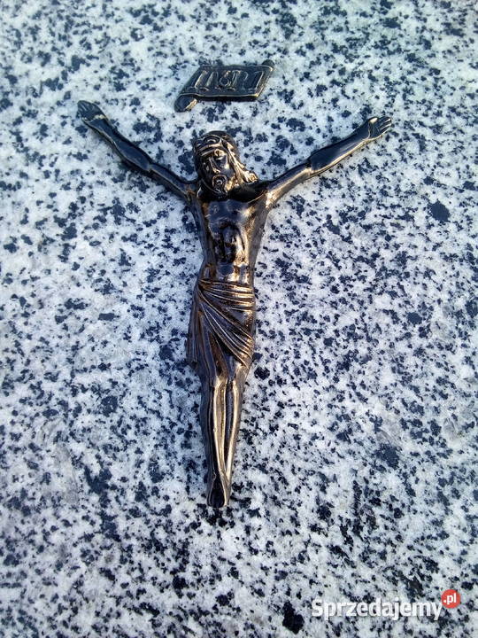 Wizerunek Jezus Chrystus złoty krzyż sprzedam