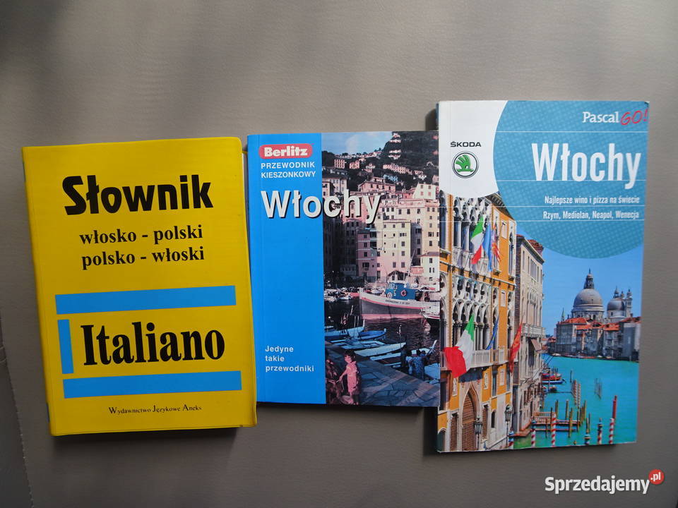 Jezyk wloski przewodniki slownik małopolskie sprzedam