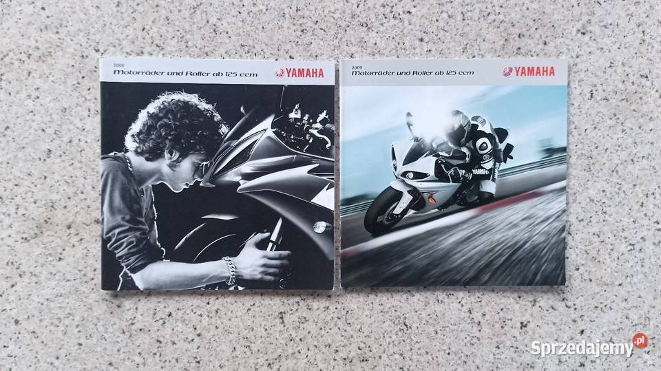 YAMAHA Motocykle i skutery Program paleta modeli Poradniki, albumy i reportaże