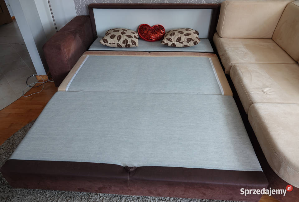 Duży rozkładany narożnik STILO kanapa sofa Gdynia
