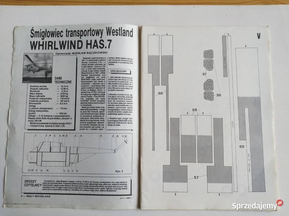 Mały Modelarz 41995 Samolot transportowy Dąbrowa Górnicza