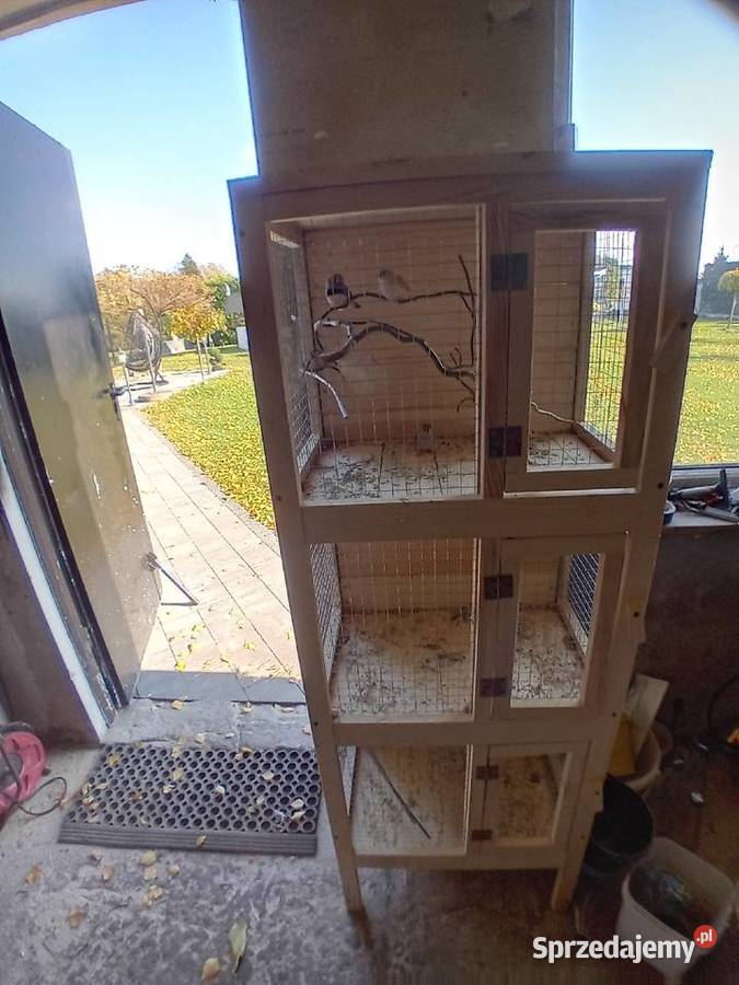 Klatka nowa drobnej egzotyki Ptaki mazowieckie Siedlce