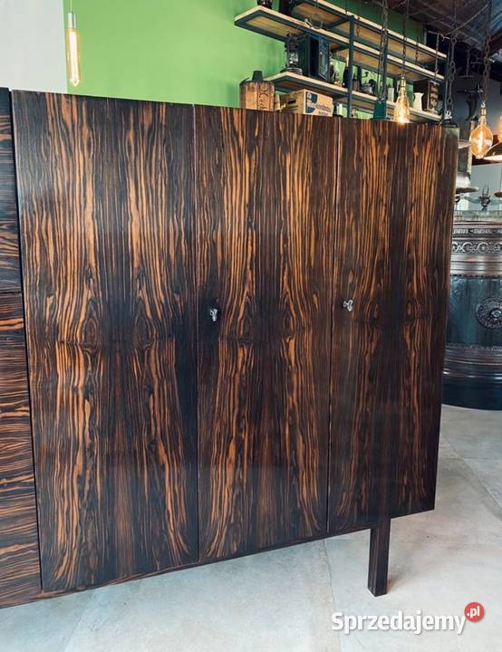 Komplet mebli z 195060r Heban makassar design Wrocław sprzedam