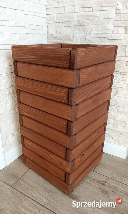 Donica ogrodowa wysoka na taras 63x33x33