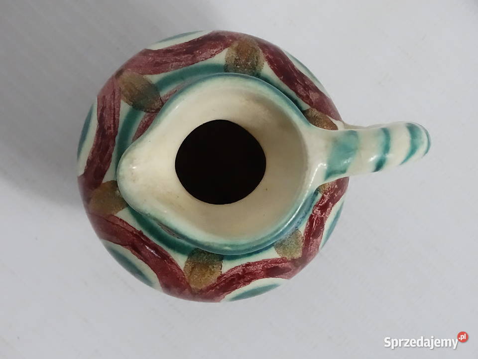 Uroczy Mini Dzbanek Allguer Keramik Handarbeit lubelskie Biłgoraj