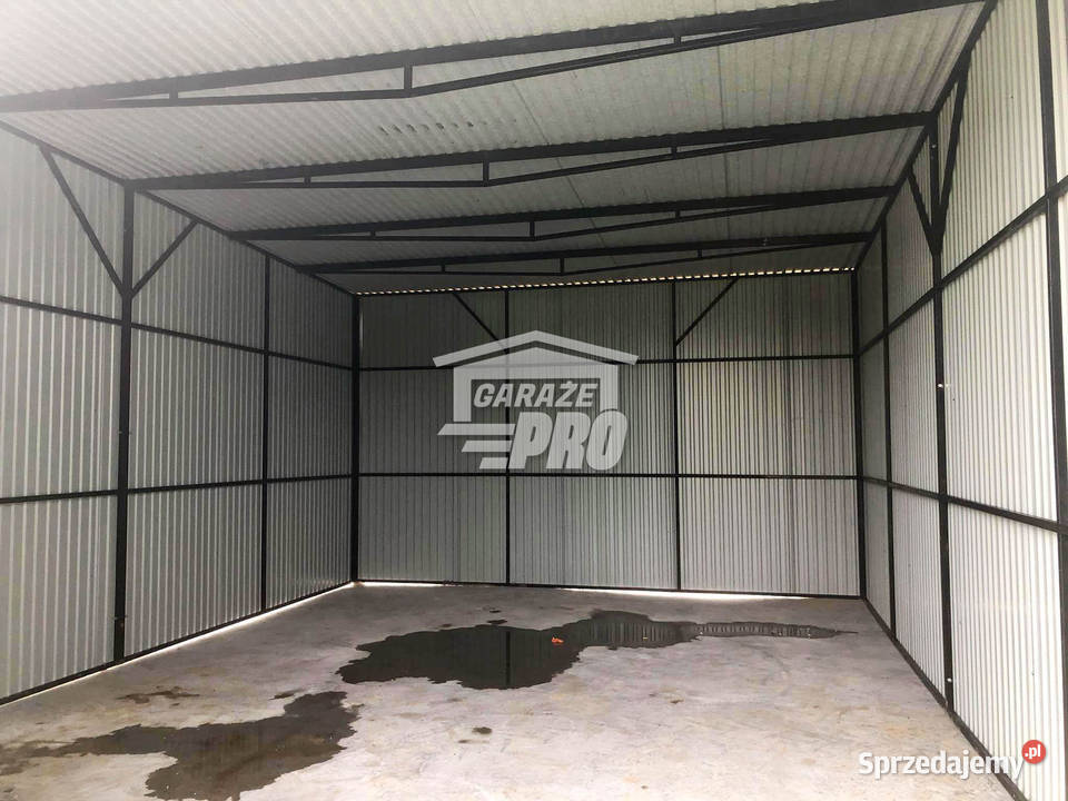 Hala Garaż blaszany 8x6 ścianka działowa Brama Drawsko Pomorskie